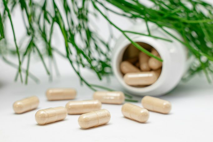 Supplements in einer Dose